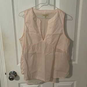 Cloth and stone crinkle tank